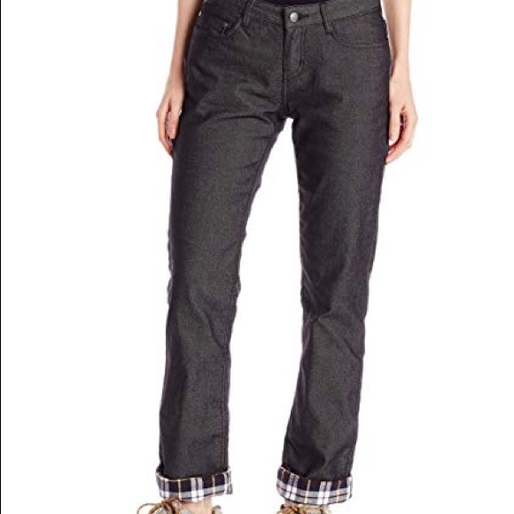 prana flannel lined pants